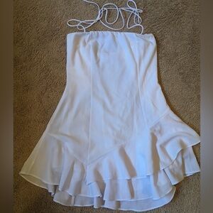 Lucy In The Sky White Frill Dress